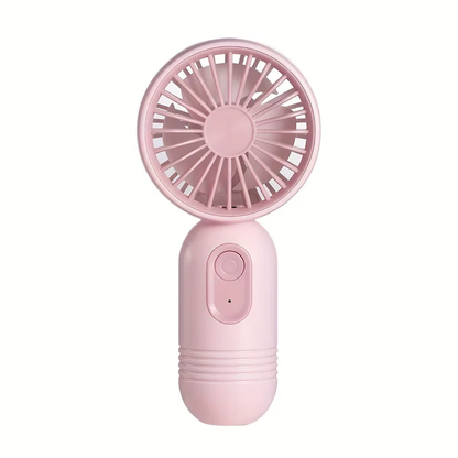 Compact USB Rechargeable Handheld Mini Fan 3‑Speed Adjustable